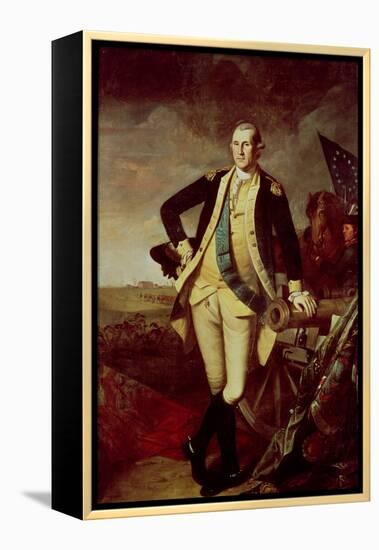 George Washington at Princeton-Charles Willson Peale-Framed Premier Image Canvas