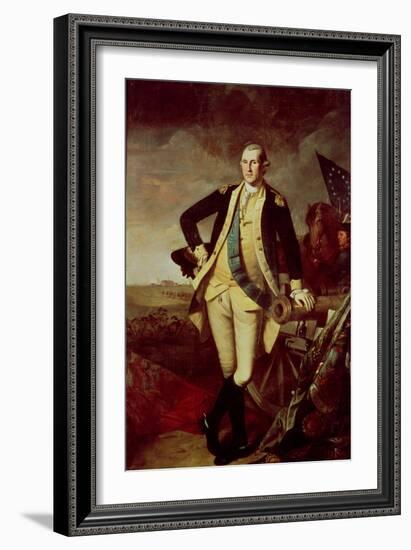 George Washington at Princeton-Charles Willson Peale-Framed Giclee Print