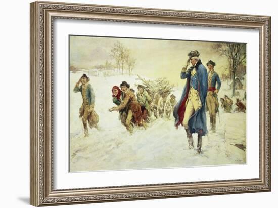 George Washington at Valley Forge-Frederick Coffay Yohn-Framed Giclee Print