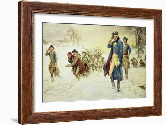 George Washington at Valley Forge-Frederick Coffay Yohn-Framed Giclee Print