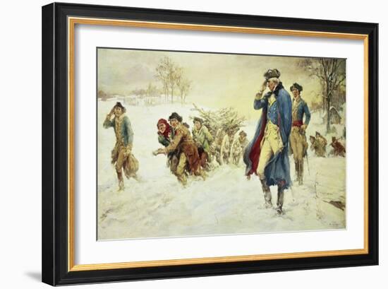 George Washington at Valley Forge-Frederick Coffay Yohn-Framed Giclee Print