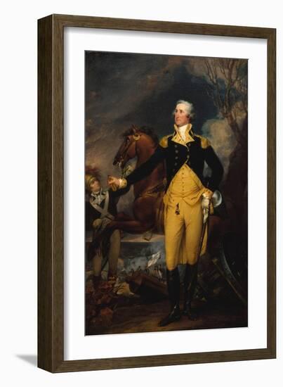 George Washington before the Battle of Trenton, c.1792–94-John Trumbull-Framed Giclee Print