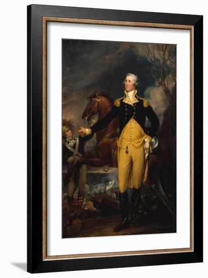 George Washington before the Battle of Trenton, c.1792–94-John Trumbull-Framed Giclee Print