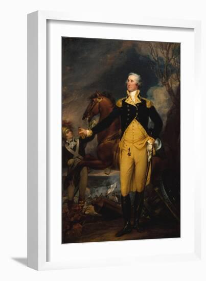 George Washington before the Battle of Trenton, c.1792–94-John Trumbull-Framed Giclee Print