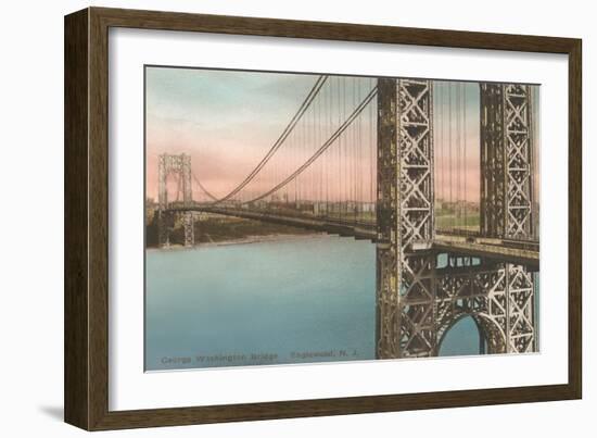 George Washington Bridge, Englewood-null-Framed Art Print