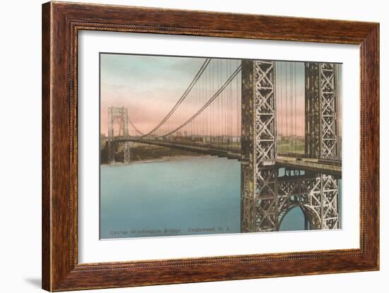 George Washington Bridge, Englewood-null-Framed Art Print