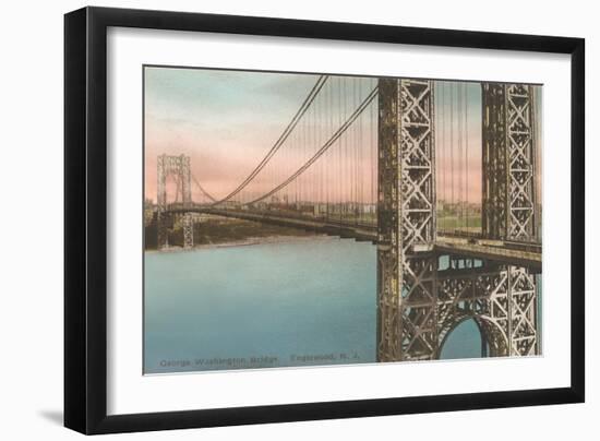 George Washington Bridge, Englewood-null-Framed Art Print