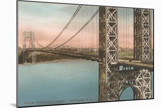 George Washington Bridge, Englewood-null-Mounted Art Print