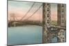 George Washington Bridge, Englewood-null-Mounted Art Print