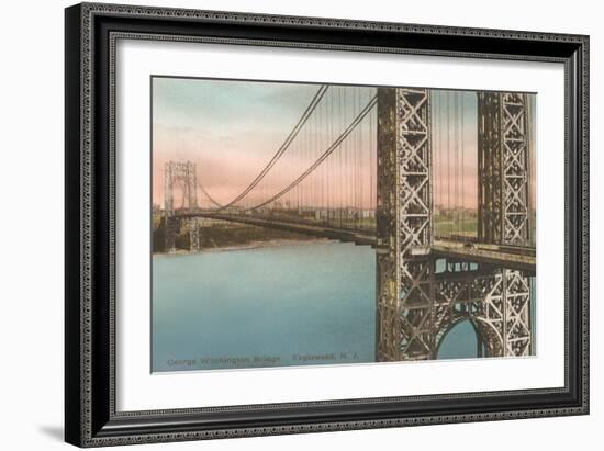 George Washington Bridge, Englewood-null-Framed Art Print