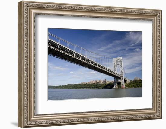 George Washington Bridge, Hudson River, New York, New York, USA-Cindy Miller Hopkins-Framed Photographic Print