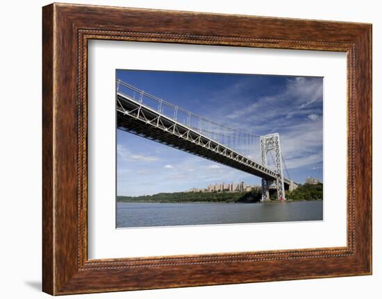 George Washington Bridge, Hudson River, New York, New York, USA-Cindy Miller Hopkins-Framed Photographic Print