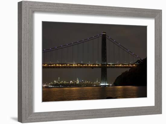 George Washington Bridge II-James McLoughlin-Framed Photographic Print