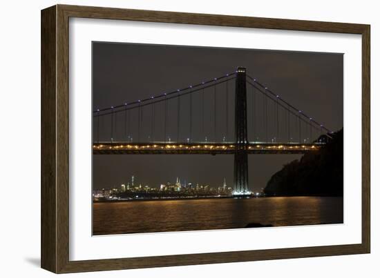 George Washington Bridge II-James McLoughlin-Framed Photographic Print