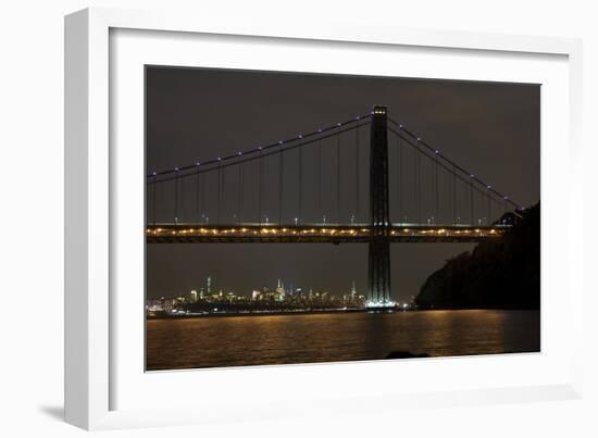 George Washington Bridge II-James McLoughlin-Framed Photographic Print