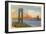 George Washington Bridge, New York City-null-Framed Art Print