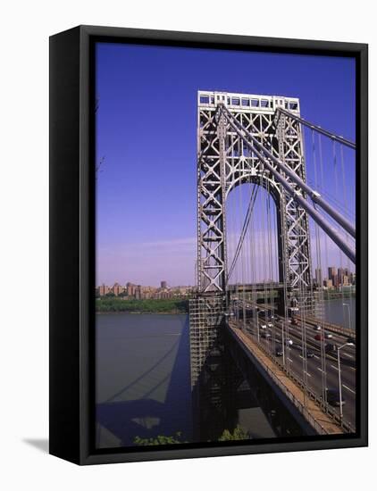 George Washington Bridge, NY-Barry Winiker-Framed Premier Image Canvas