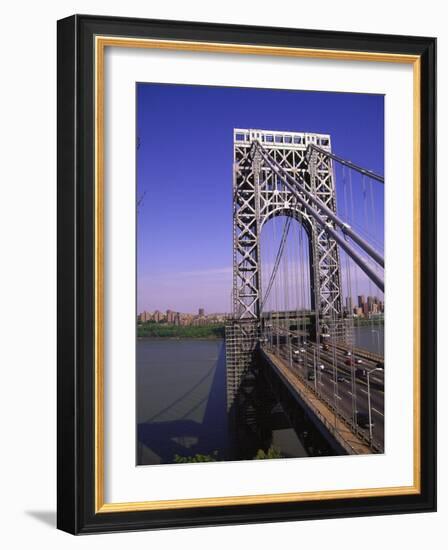 George Washington Bridge, NY-Barry Winiker-Framed Photographic Print