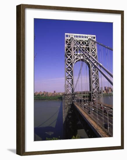 George Washington Bridge, NY-Barry Winiker-Framed Photographic Print