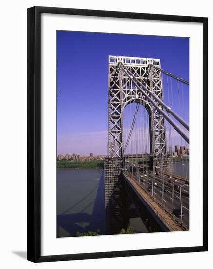 George Washington Bridge, NY-Barry Winiker-Framed Photographic Print