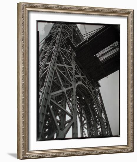 George Washington Bridge, Riverside Drive and 179th Street, Manhattan-Berenice Abbott-Framed Giclee Print