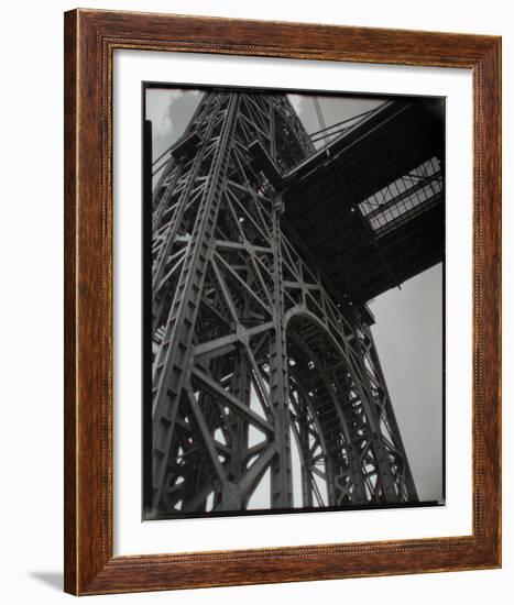 George Washington Bridge, Riverside Drive and 179th Street, Manhattan-Berenice Abbott-Framed Giclee Print