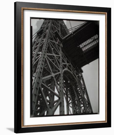 George Washington Bridge, Riverside Drive and 179th Street, Manhattan-Berenice Abbott-Framed Giclee Print