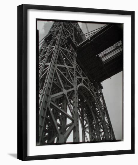 George Washington Bridge, Riverside Drive and 179th Street, Manhattan-Berenice Abbott-Framed Giclee Print