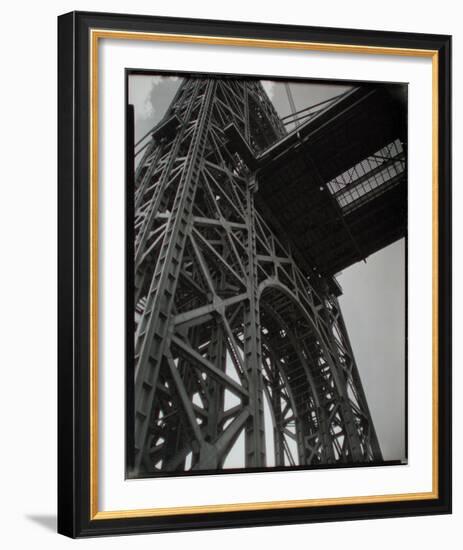 George Washington Bridge, Riverside Drive and 179th Street, Manhattan-Berenice Abbott-Framed Giclee Print