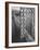 George Washington Bridge with Manhattan in Background-Margaret Bourke-White-Framed Photographic Print