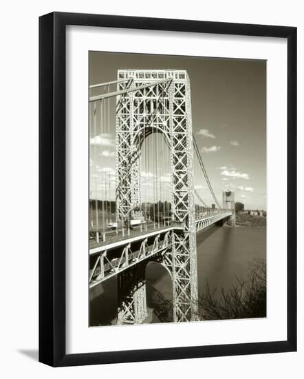 George Washington Bridge-Igor Maloratsky-Framed Art Print