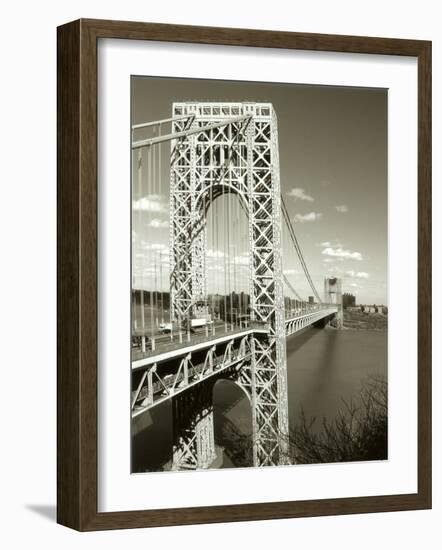 George Washington Bridge-Igor Maloratsky-Framed Art Print