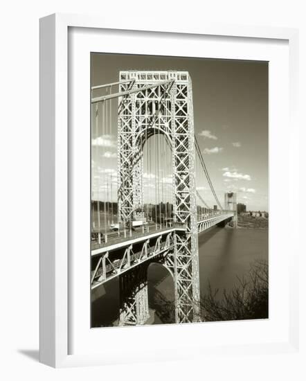 George Washington Bridge-Igor Maloratsky-Framed Art Print