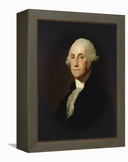 George Washington, by Gilbert Stuart, c. 1803-05, American painting,-Gilbert Stuart-Framed Stretched Canvas