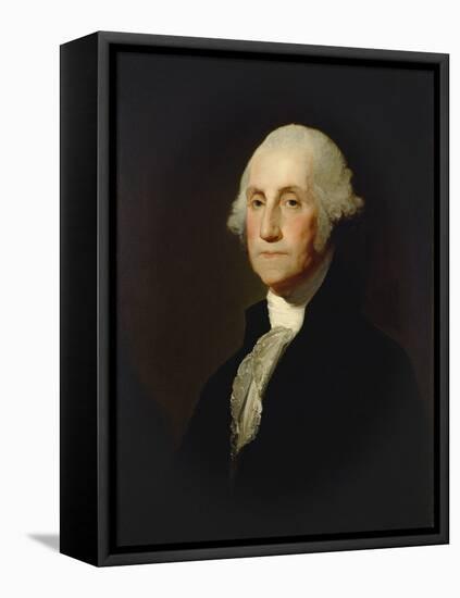 George Washington, by Gilbert Stuart, c. 1803-05, American painting,-Gilbert Stuart-Framed Stretched Canvas
