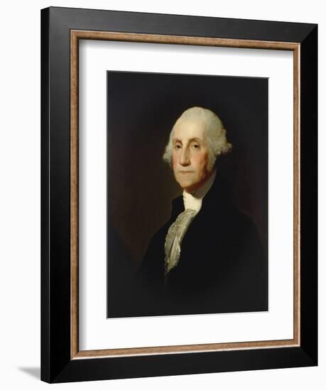 George Washington, by Gilbert Stuart, c. 1803-05, American painting,-Gilbert Stuart-Framed Art Print