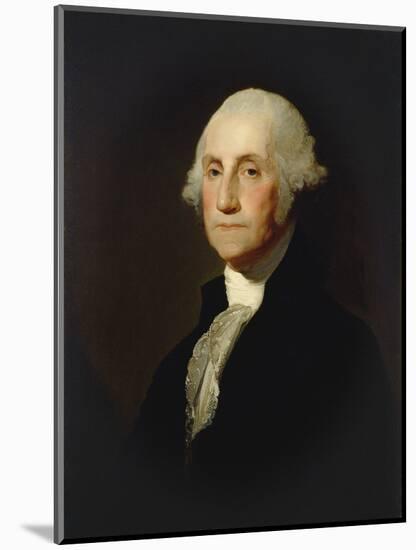 George Washington, by Gilbert Stuart, c. 1803-05, American painting,-Gilbert Stuart-Mounted Art Print