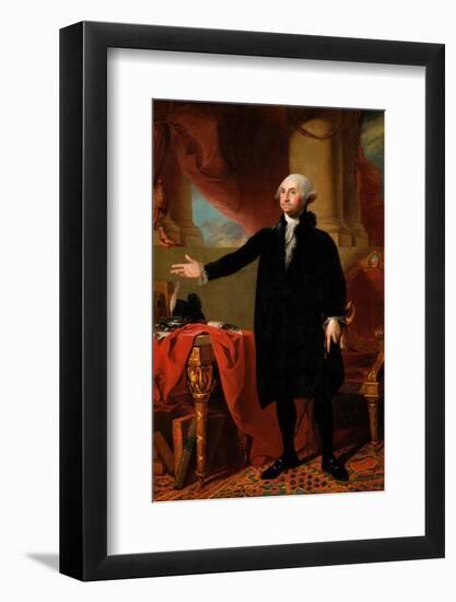 George Washington by Gilbert Stuart-Fine Art-Framed Photographic Print