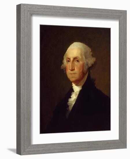 George Washington, C.1820 (Oil on Panel)-Gilbert Stuart-Framed Giclee Print