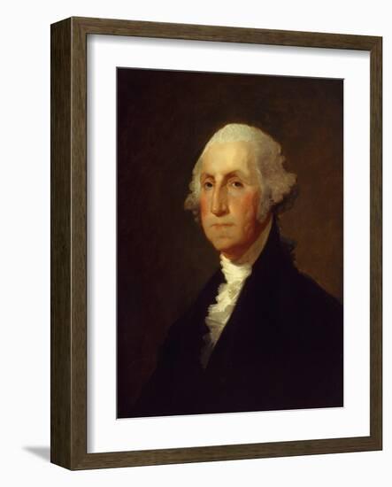 George Washington, C.1820 (Oil on Panel)-Gilbert Stuart-Framed Giclee Print