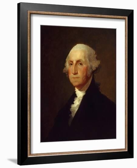 George Washington, C.1820 (Oil on Panel)-Gilbert Stuart-Framed Giclee Print