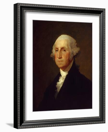 George Washington, C.1820 (Oil on Panel)-Gilbert Stuart-Framed Giclee Print