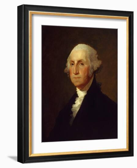 George Washington, C.1820 (Oil on Panel)-Gilbert Stuart-Framed Giclee Print