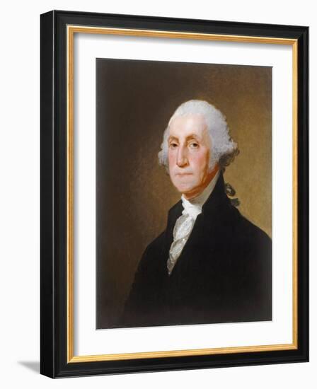 George Washington, C.1821-Gilbert Stuart-Framed Giclee Print