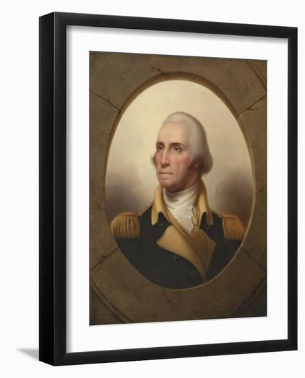 George Washington, C.1845 (Oil on Canvas)-Rembrandt Peale-Framed Giclee Print