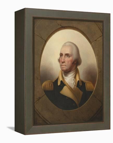 George Washington, C.1845 (Oil on Canvas)-Rembrandt Peale-Framed Premier Image Canvas