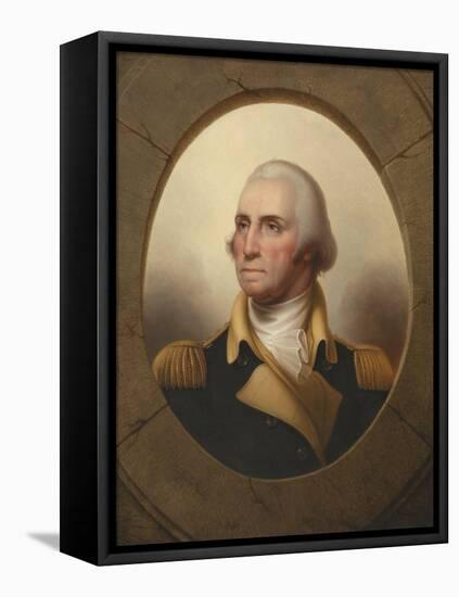 George Washington, C.1845 (Oil on Canvas)-Rembrandt Peale-Framed Premier Image Canvas