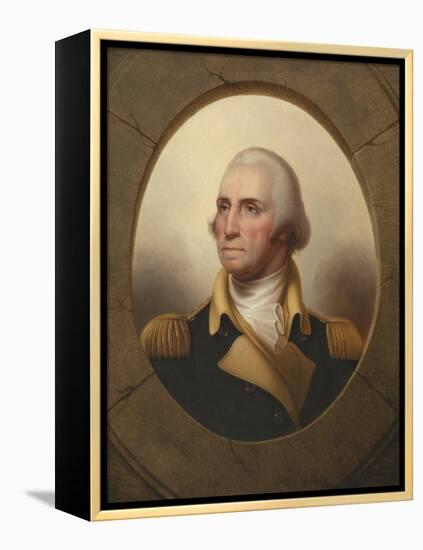 George Washington, C.1845 (Oil on Canvas)-Rembrandt Peale-Framed Premier Image Canvas