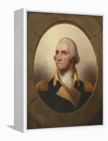 George Washington, C.1845 (Oil on Canvas)-Rembrandt Peale-Framed Premier Image Canvas