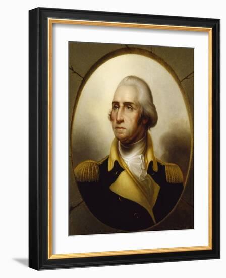 George Washington, C.1850 (Oil on Canvas)-Rembrandt Peale-Framed Giclee Print